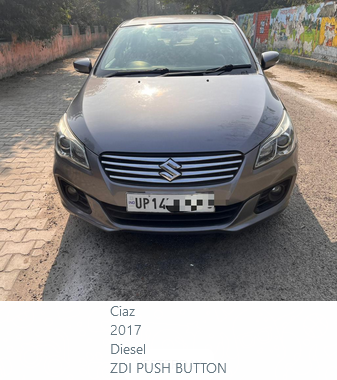 Ciaz 2017 ZDI ?655,000.00 Ciaz 2017 Diesel ZDI PUSH BUTTON TOP 1ST OWNER UP14 SHIV SHAKTI MOTORS G-45, Vardhman Tower, Commercial Complex Preet Vihar Delhi 110092 - INDIA Remember Us for: Buying or Selling Exchange or Financing Pre-Owned Cars. 9811077512 9811772512 9109191915
